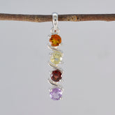 Yasmine Multicolor Gemstone Pendant for Everyday Glam
